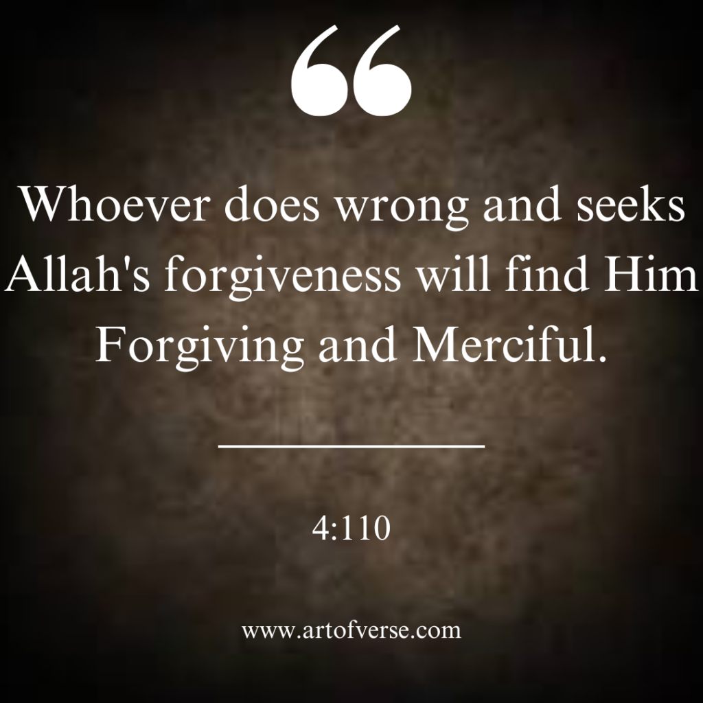 Quran Quotes for Forgiveness and Mercy