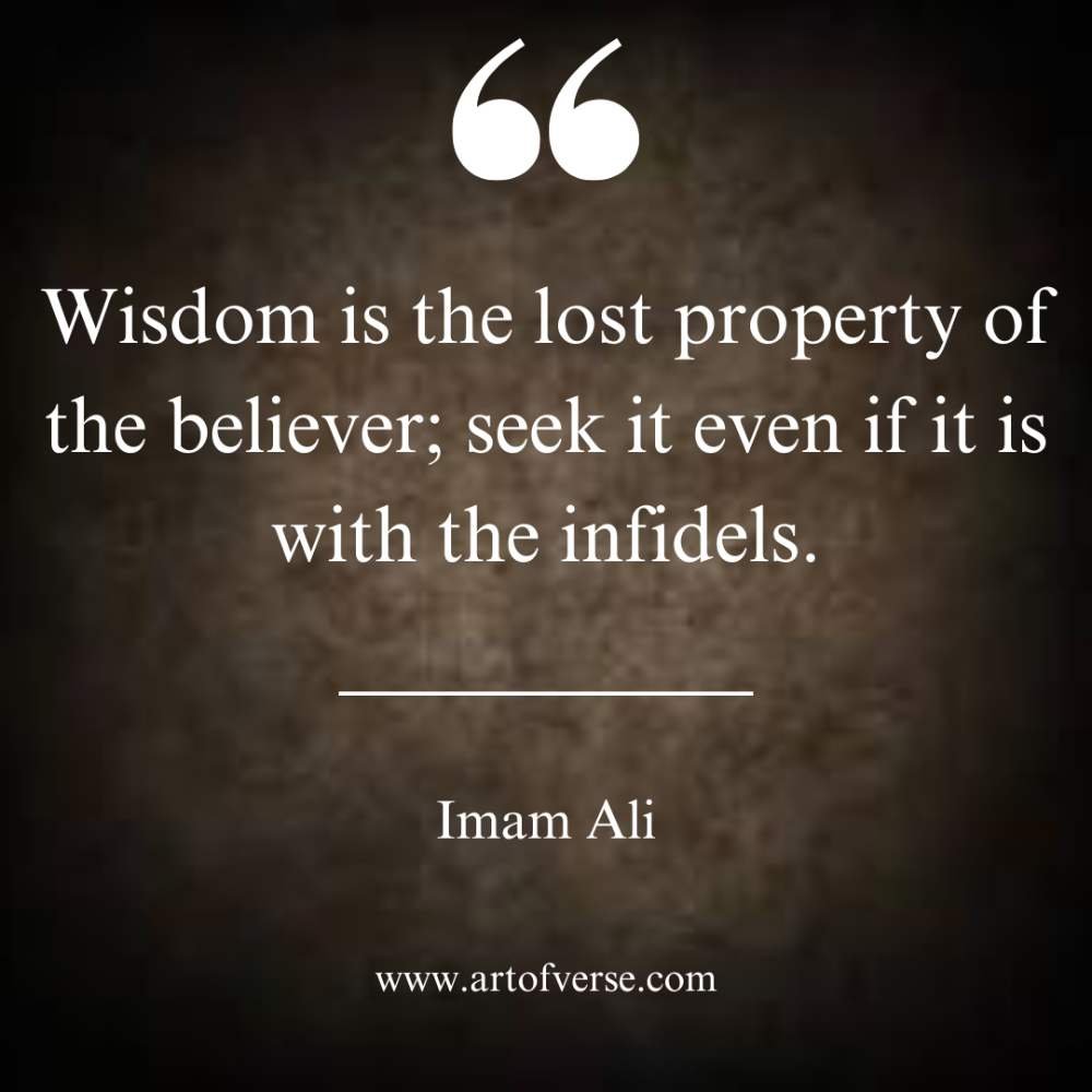 Wisdom is the lost property of the believer