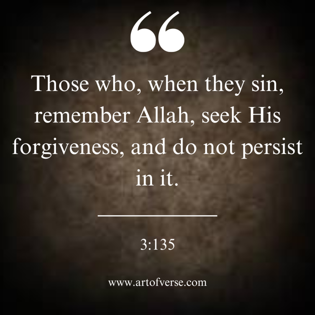 Inspirational Quran quotes on Forgiveness