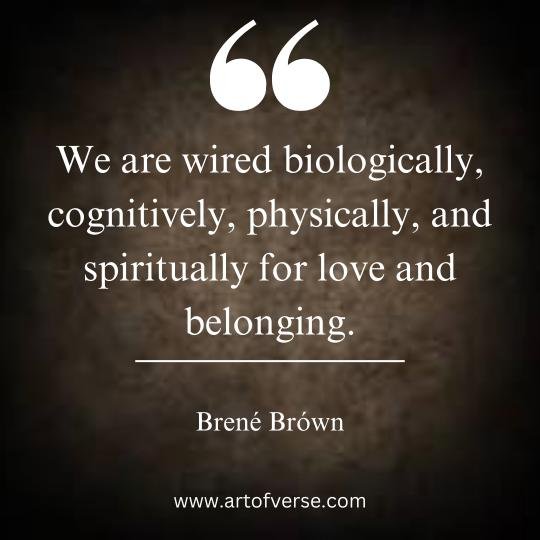 Brene Brown Quotes on Meaning of connection