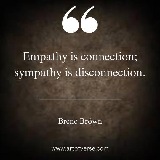 Brene Brown Quotes on Empathy versus sympathy