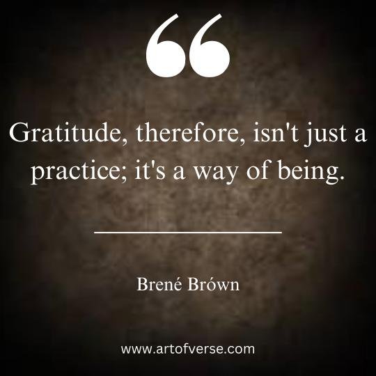 Brene Brown Quotes on Practice of gratitude