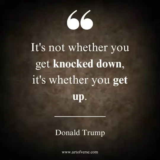 Donald Trump Quotes on Overcoming Challenges