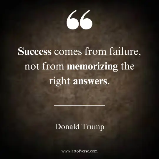 Donald Trump Quotes on Success