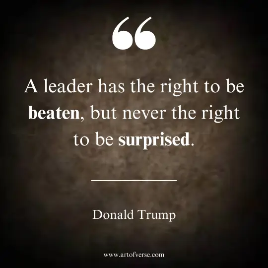 Donald Trump Quotes on Leadership