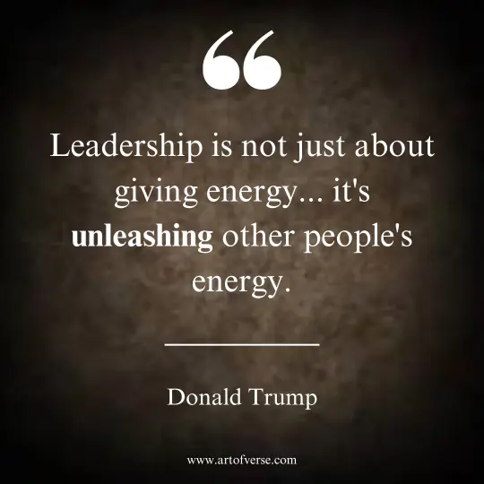 Leadership Insights from Donald Trump