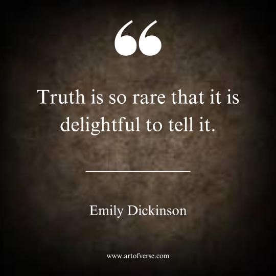 Emily Dickinson Quotes on Truth and Honesty