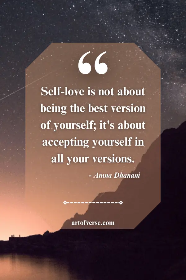 Amna Dhanani Quotes on Self-love