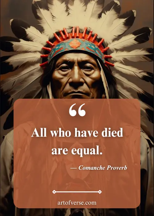 Native American Proverbs on the Human Spirit