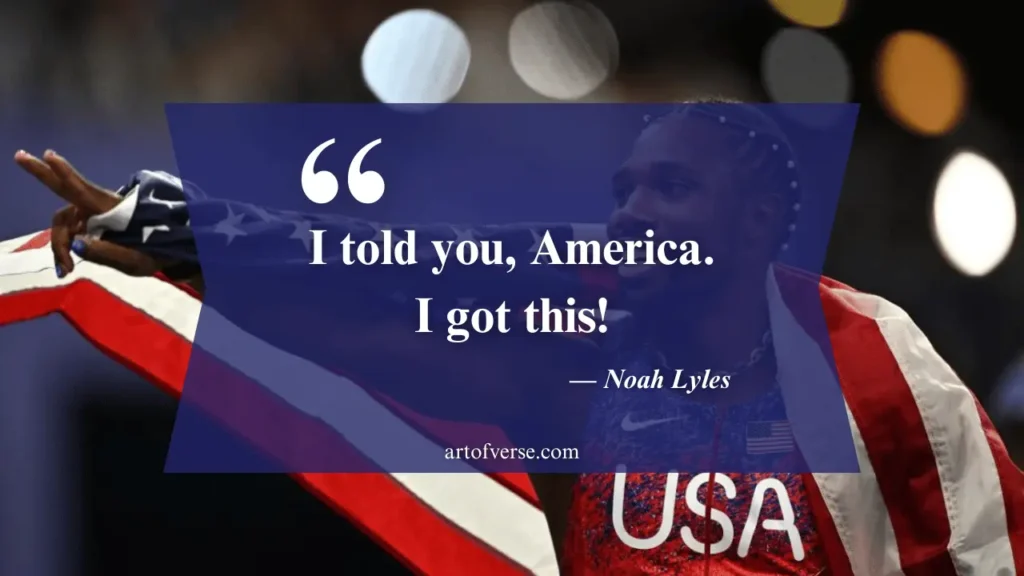 Noah Lyles Quotes to Inspire