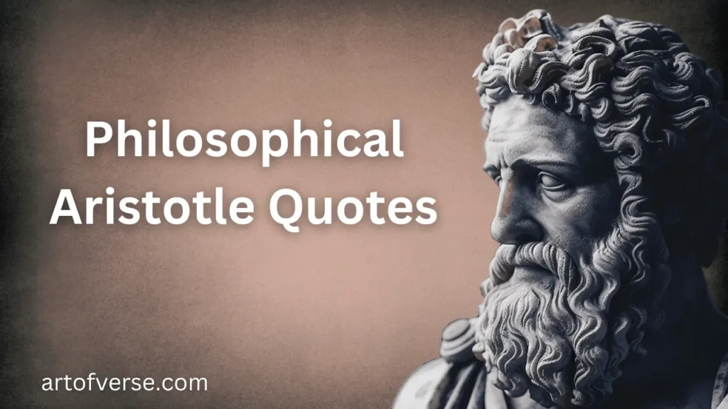 Philosophical Aristotle Quotes