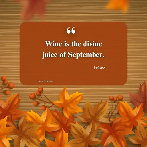 Quotes on September’s Magic