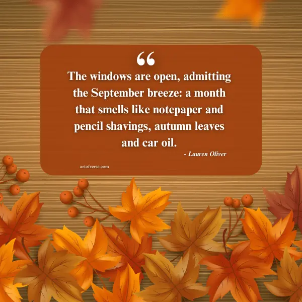 September Quotes for Autumn Enthusiasts