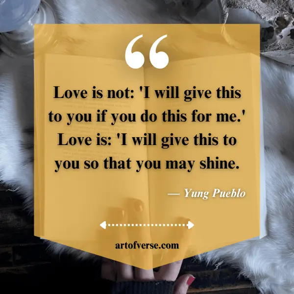 Yung Pueblo Quotes on Love