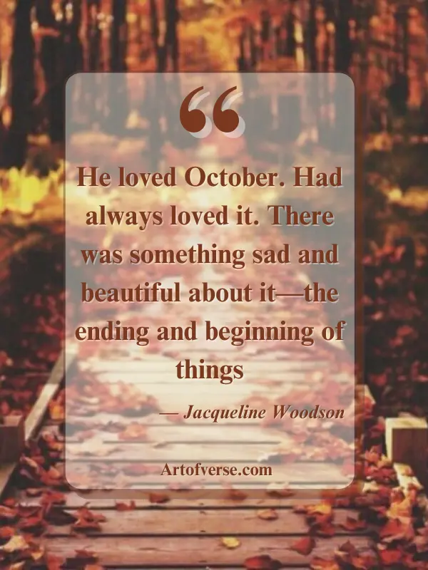 October autumn quotes