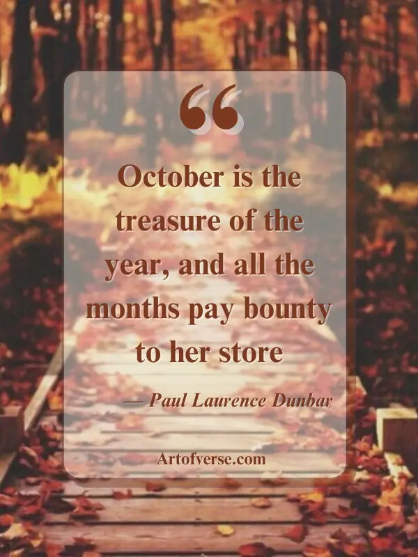 October inspirational quotes