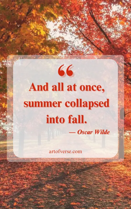 Seasonal Quotes for Fall