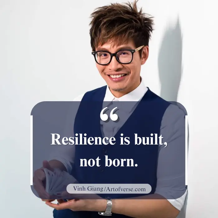 Vinh Giang quote on resilience