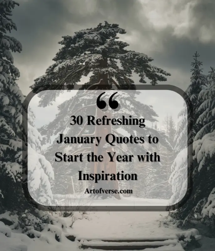 30 Refreshing January Quotes to Start the Year with Inspiration