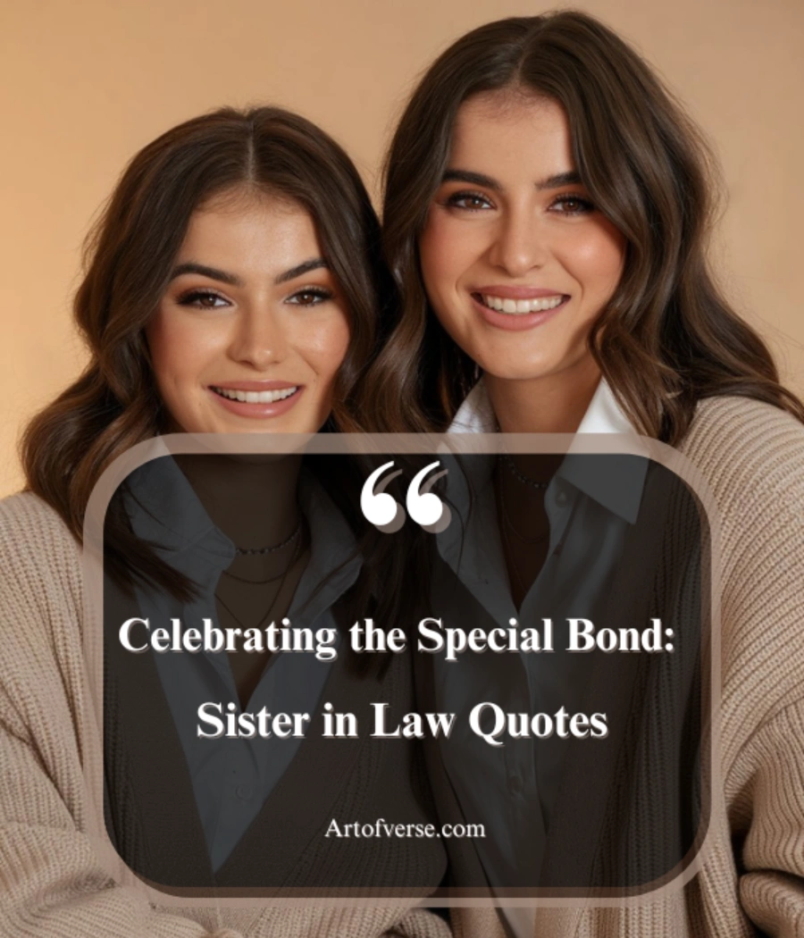 Celebrating the Special Bond: Sister in Law Quotes