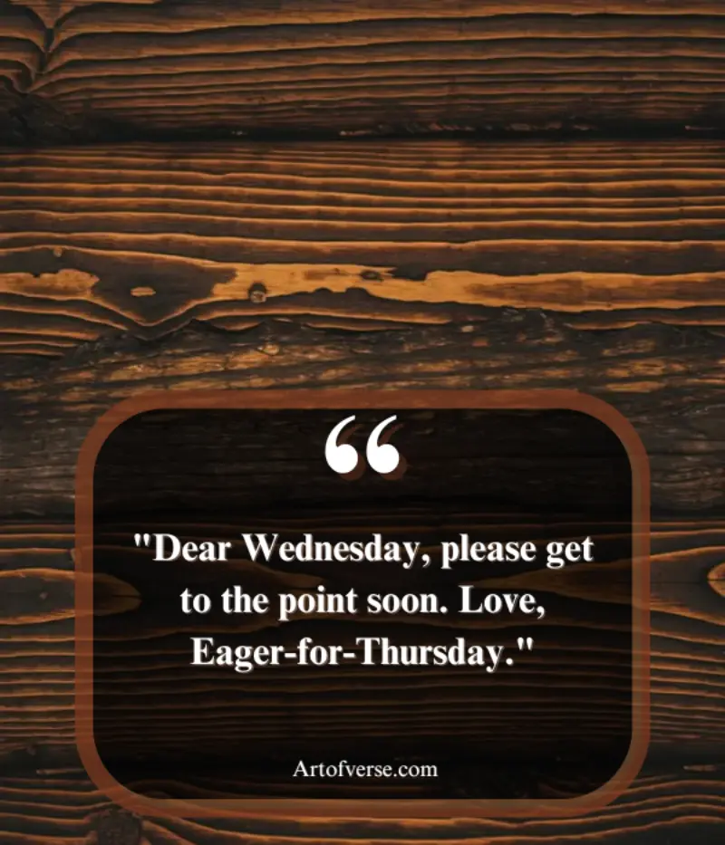 Wednesday Funny Quotes